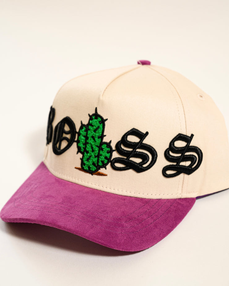 Boss Cactus Suede Hat Purple